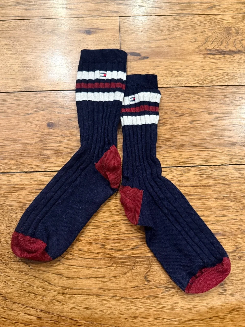NEVER WORN Two Pairs of Tommy Hilfiger Ribbed Crew Socks